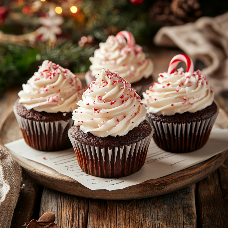 Chocolate Peppermint Cupcakes