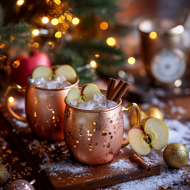 Cinnamon Apple Cider Mule