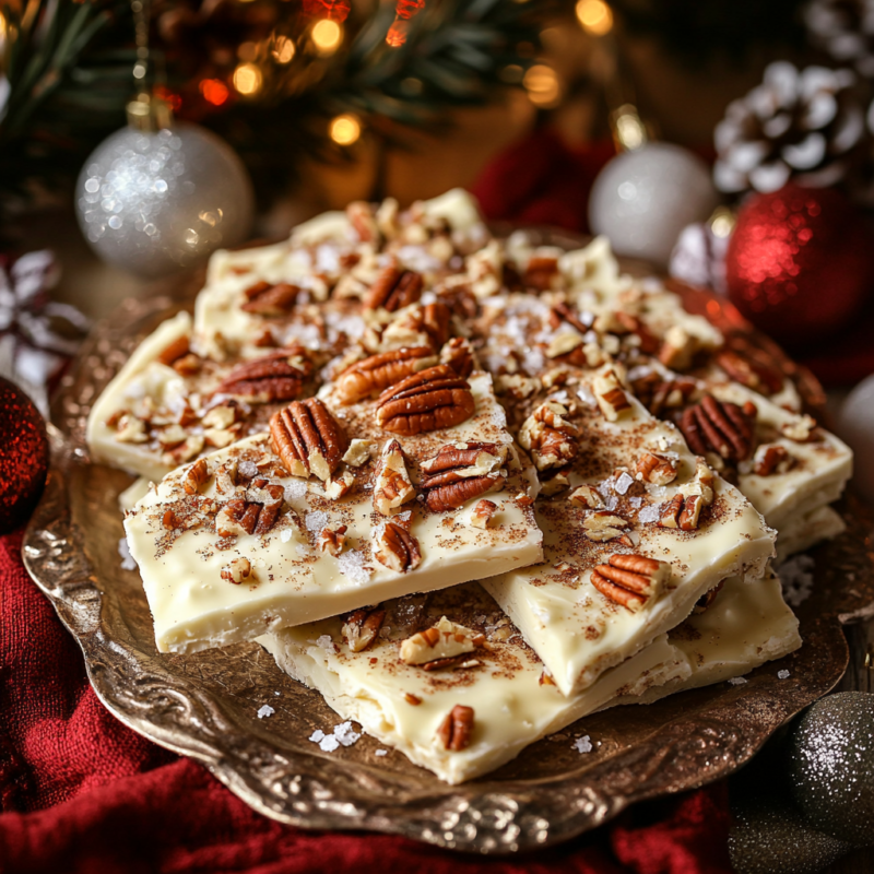 Cinnamon Sugar Pecan Bark