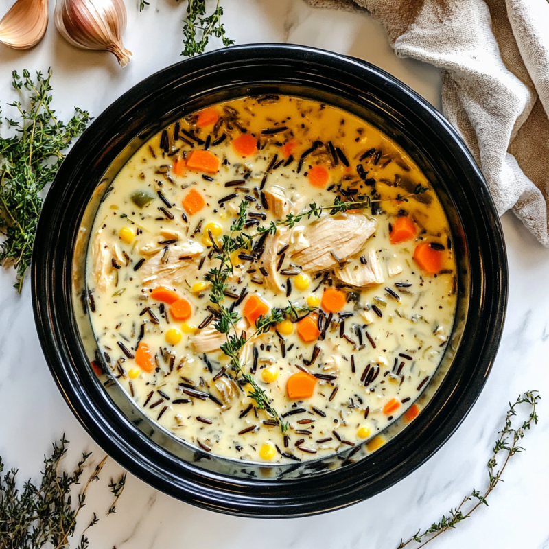 Creamy Chicken and Wild Rice Soup