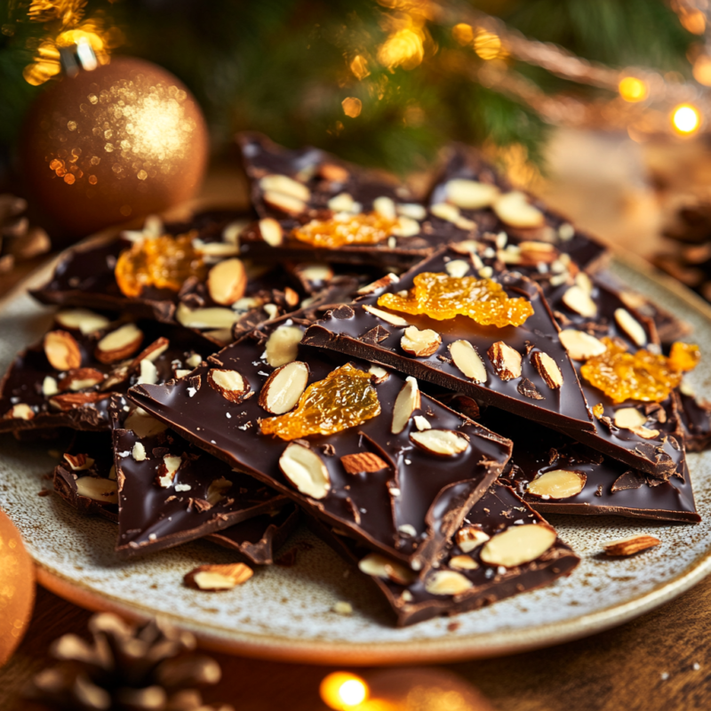 Dark Chocolate Orange Bark