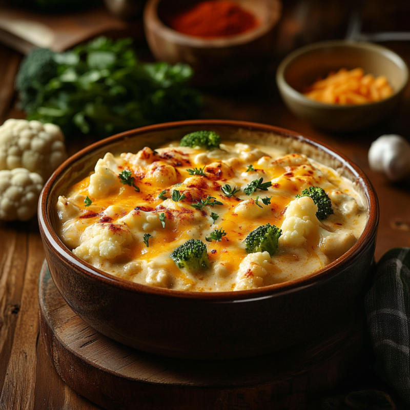 Keto Creamy Turkey Casserole