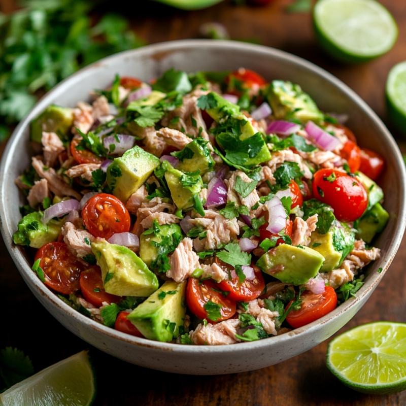 Keto Turkey Avocado Salad