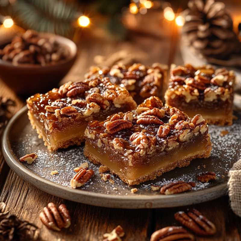 Maple Pecan Pie Bars