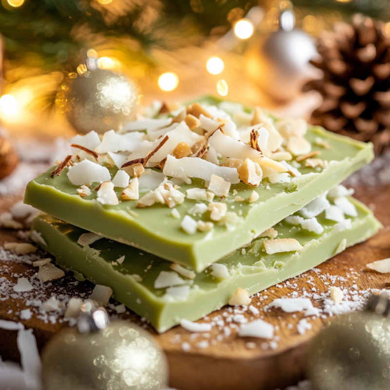 Matcha White Chocolate Bark