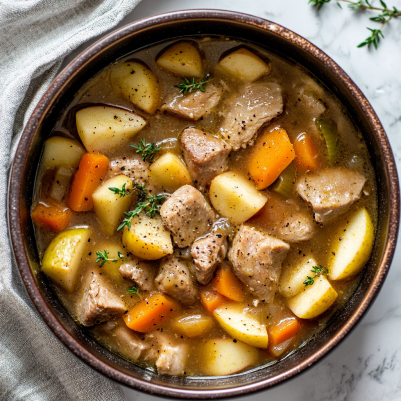 Pork and Apple Stew
