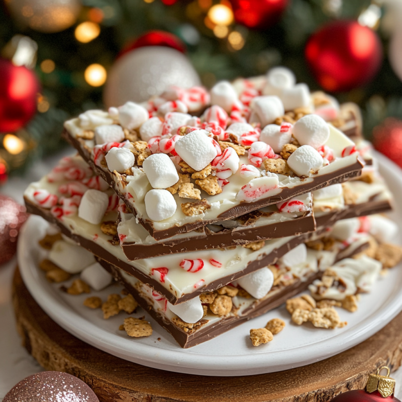 S’mores Peppermint Bark