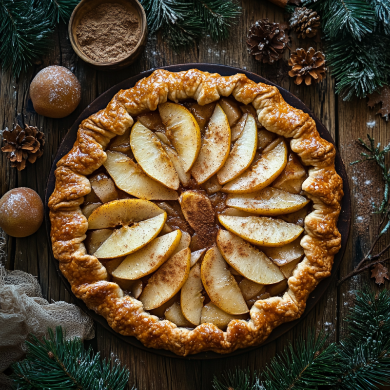 Spiced Pear Galette