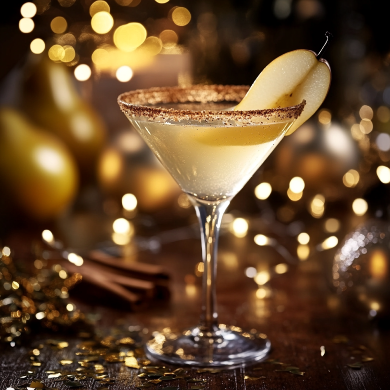 Spiced Pear Martini