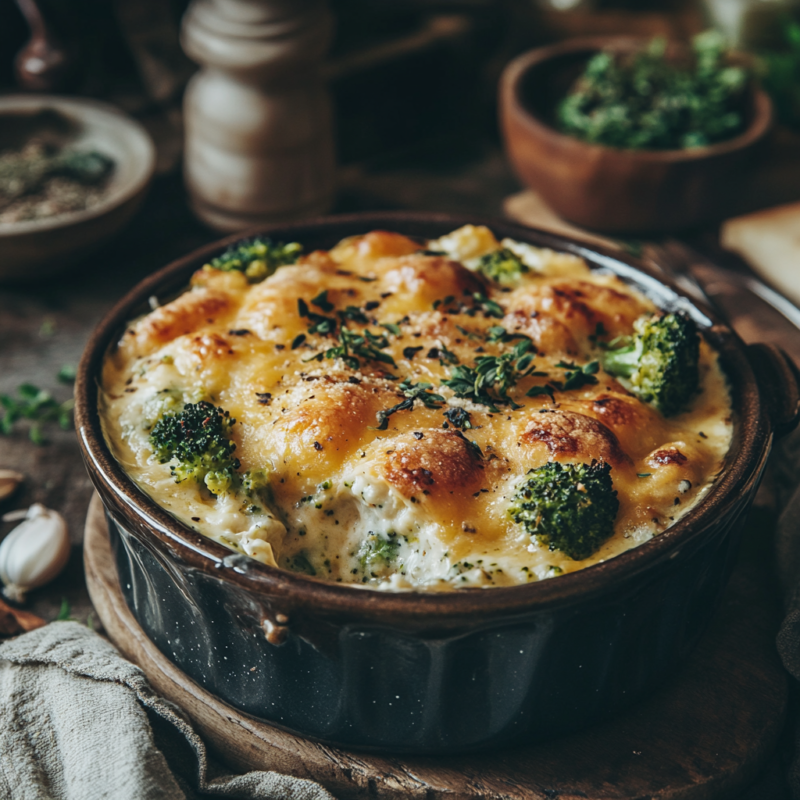 Turkey Broccoli Cheese Casserole