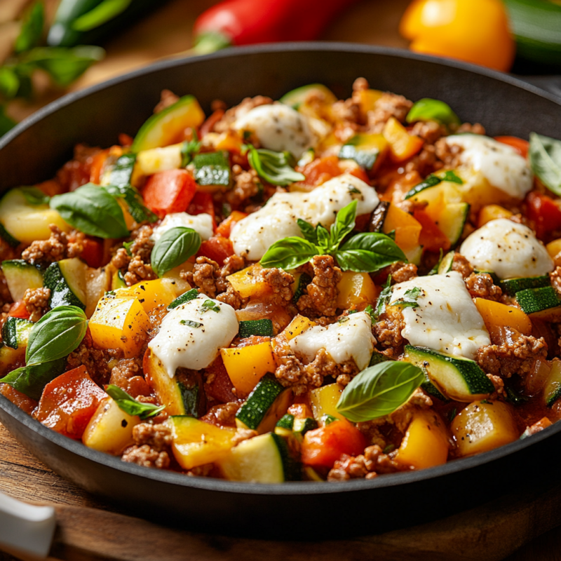 Turkey Zucchini Skillet