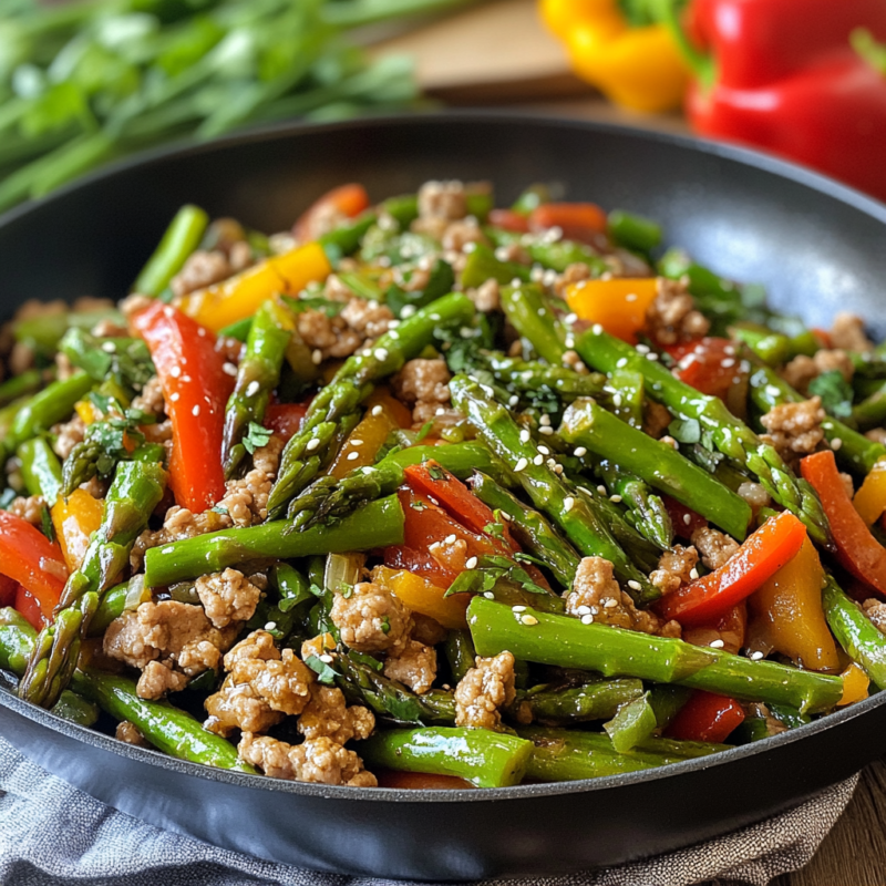 Turkey and Asparagus Stir-Fry