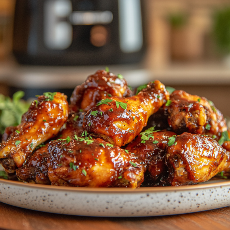 Air Fryer BBQ Chicken Drumsticks