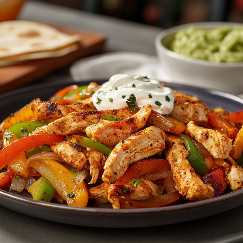 Air Fryer Chicken Fajitas