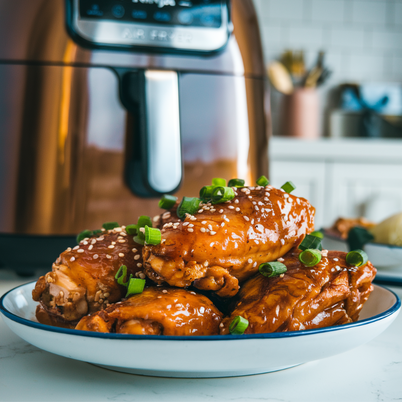 Air Fryer Honey Garlic Chicken