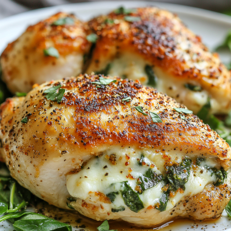 Air Fryer Stuffed Chicken Breasts