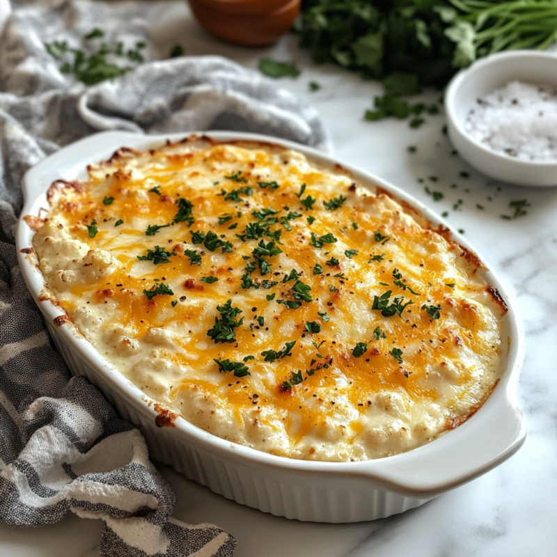 Cheesy Cauliflower Casserole