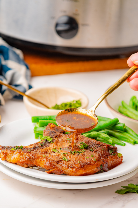 Crockpot Honey Garlic Pork Chops