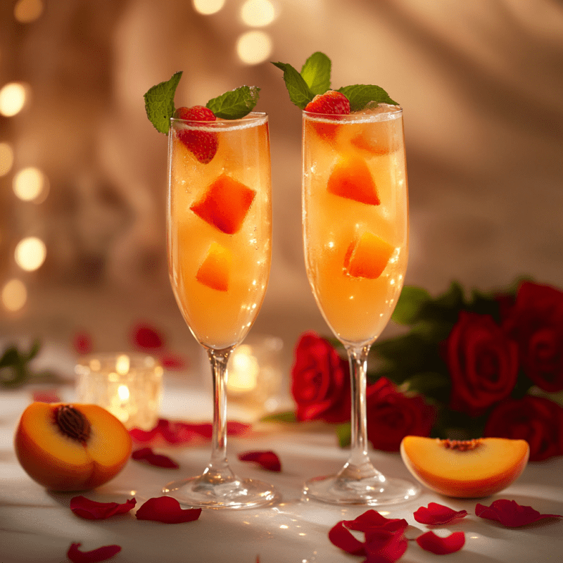 Ginger Peach Fizz