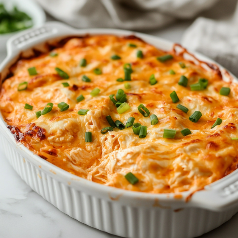 Keto Buffalo Chicken Casserole