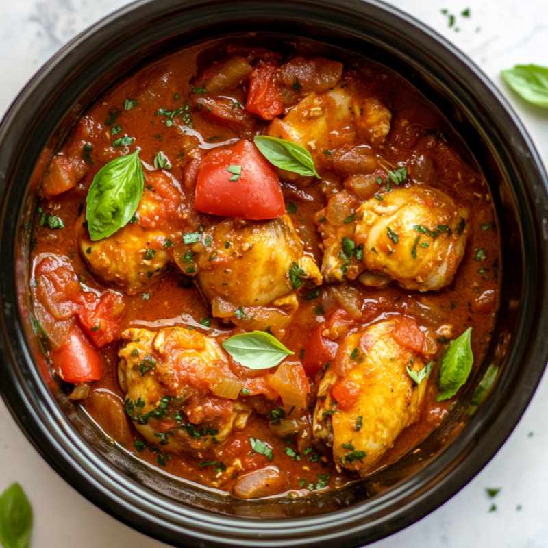 Keto Chicken Cacciatore