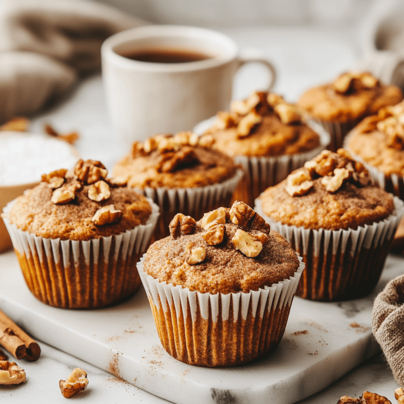 Keto Cinnamon Protein Muffins