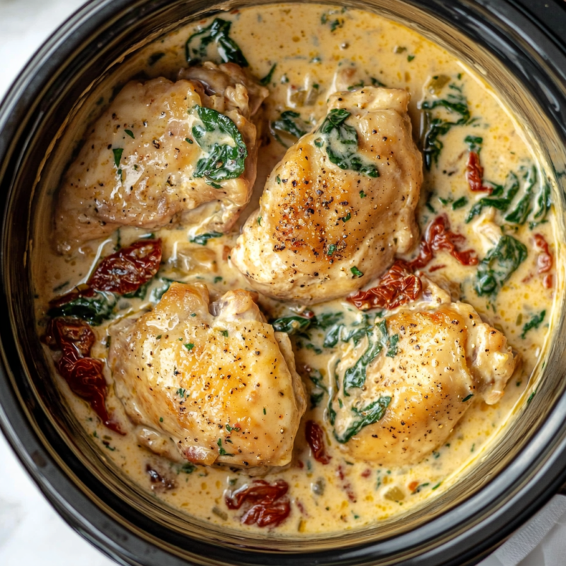 Keto Creamy Tuscan Chicken