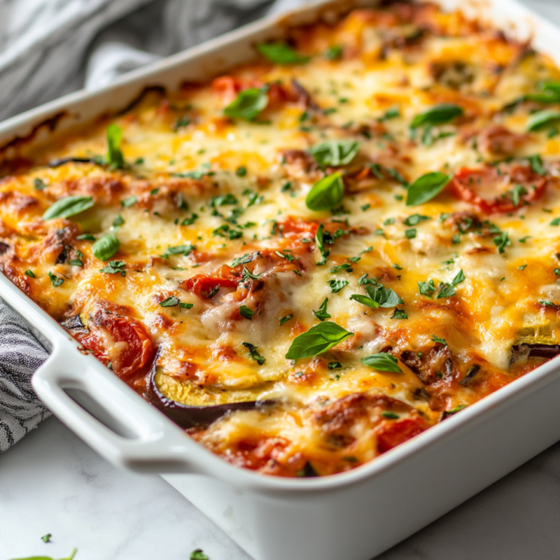Keto Ratatouille Casserole
