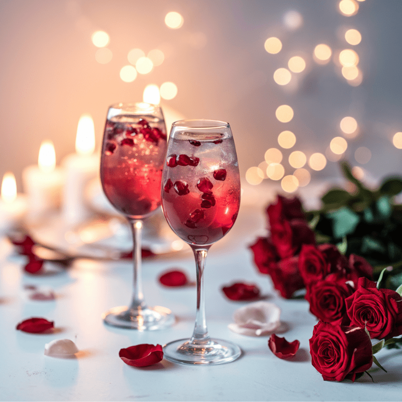 Pomegranate Sparkler Mocktail