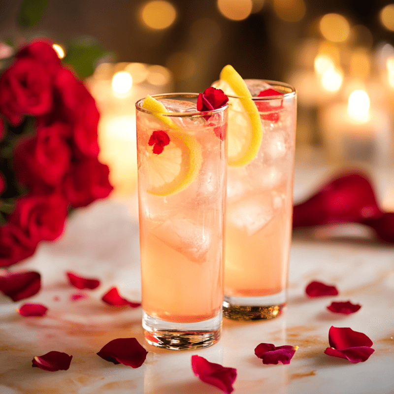 Rose Lemonade Fizz