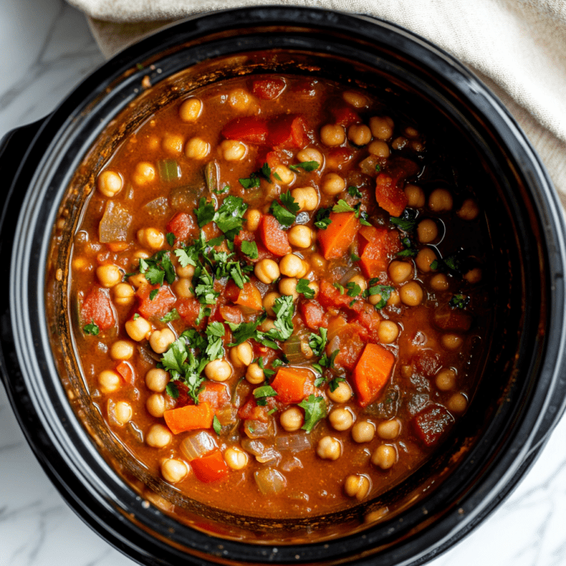 Slow Cooker Moroccan Chickpea Stew