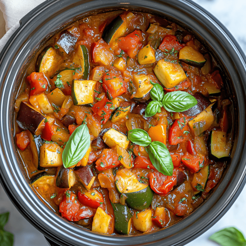 Slow Cooker Ratatouille