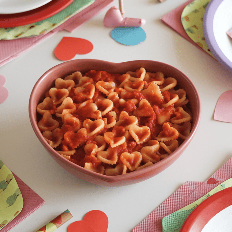 Valentine’s Day Pasta Hearts