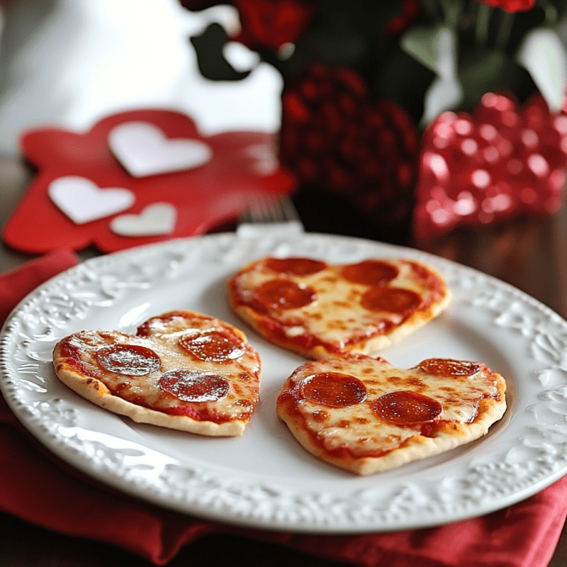Valentine’s Day Pita Pizzas