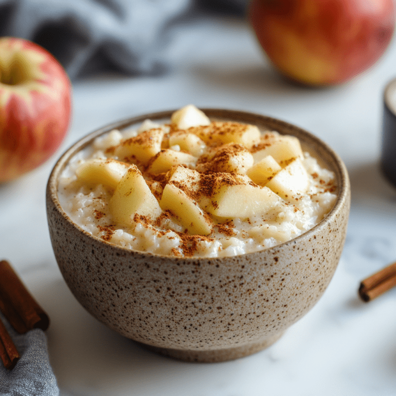 Apple Cinnamon Rice Pudding