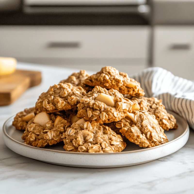Apple and Oatmeal Cookies