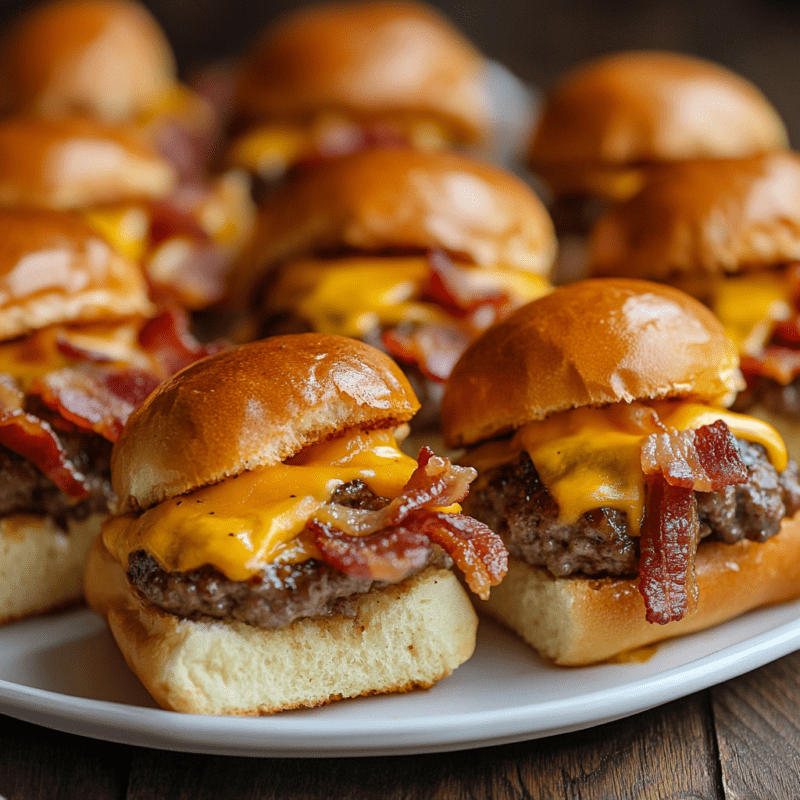 Bacon Cheeseburger Sliders