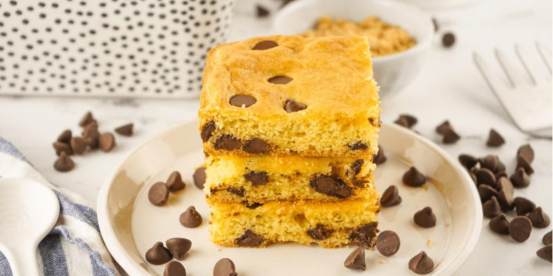 Cake Mix Chocolate Chip Cookie Bars