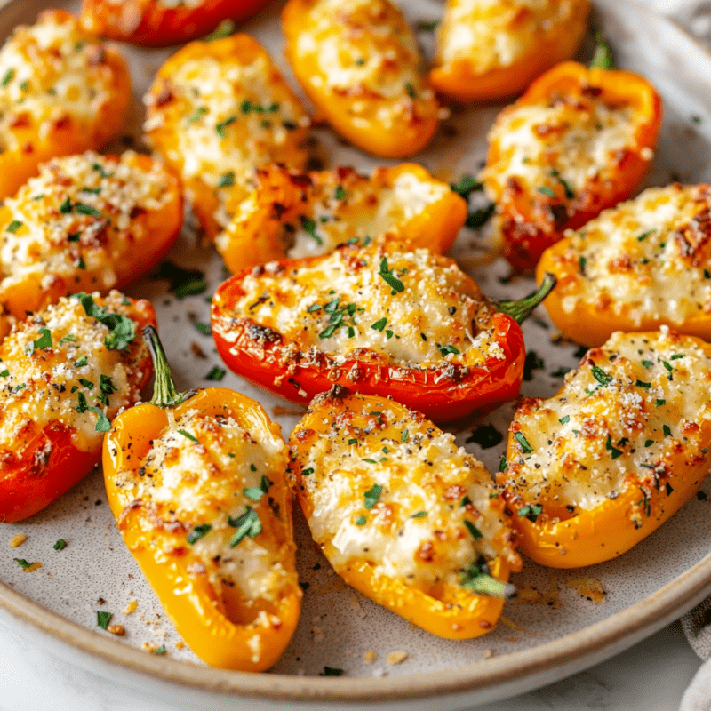 Cheese-Stuffed Mini Peppers