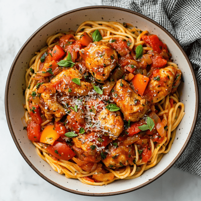 Chicken Cacciatore Pasta