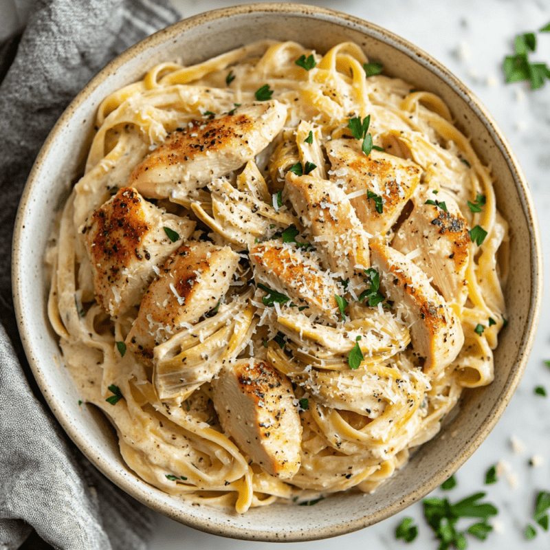 Chicken and Artichoke Pasta
