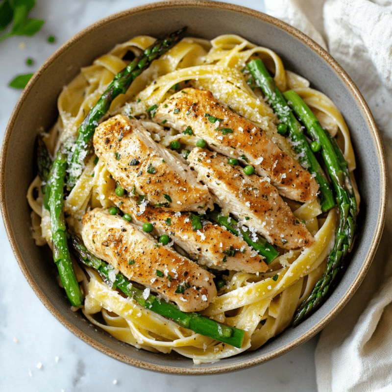 Chicken and Asparagus Pasta