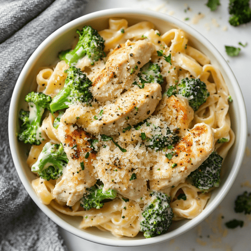 Chicken and Broccoli Alfredo