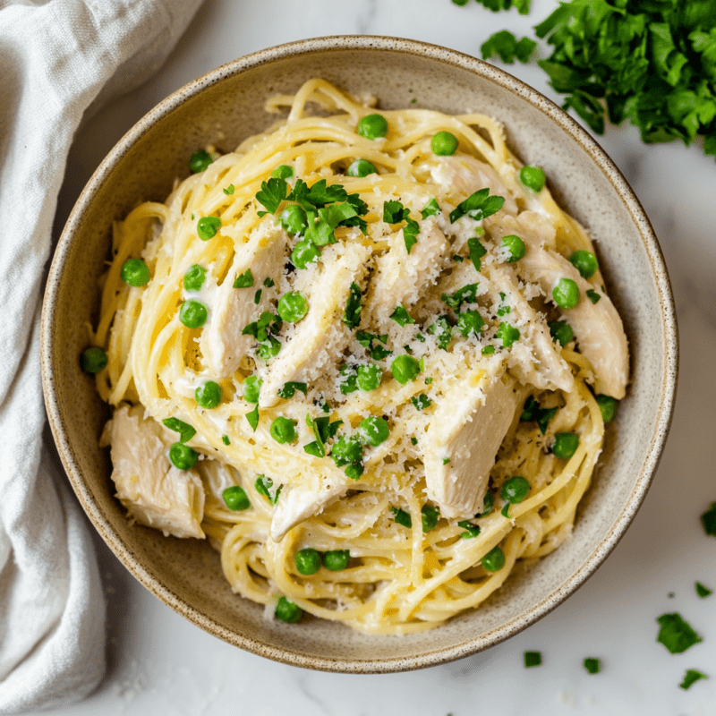 Chicken and Pea Pasta
