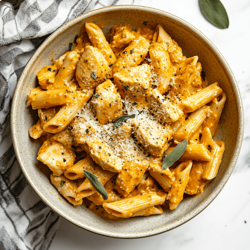Chicken and Pumpkin Pasta
