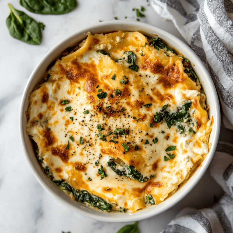 Chicken and Spinach Lasagna