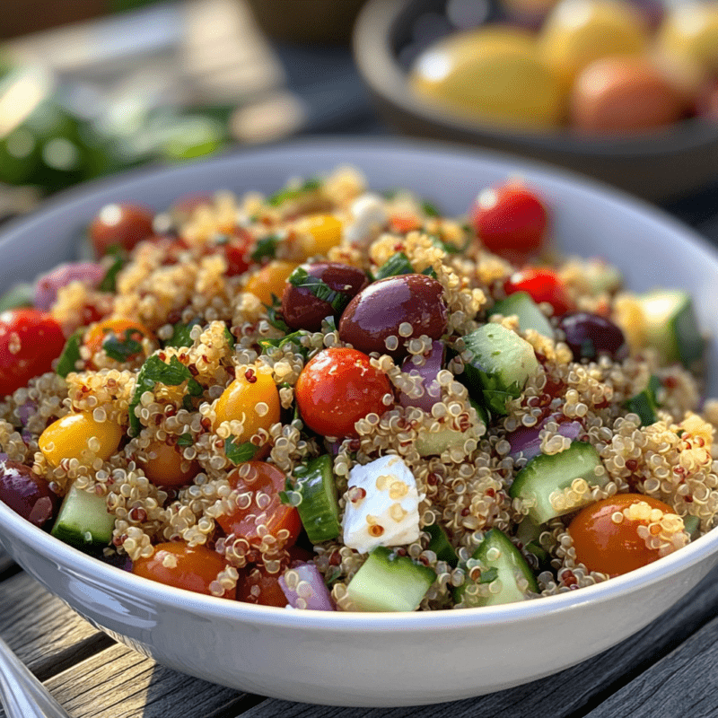Mediterranean Quinoa Salad