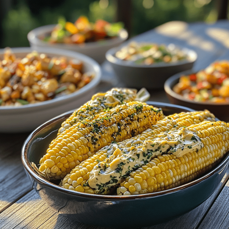 Corn on the Cob with Herb Butter