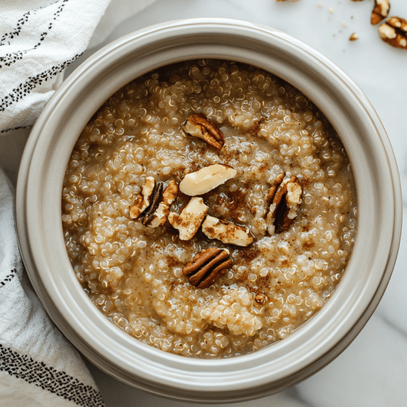 Crockpot Breakfast Quinoa