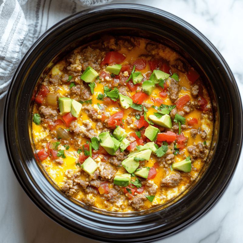 Crockpot Breakfast Tacos